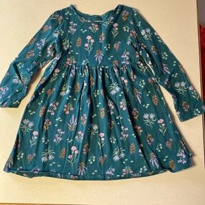 Jumping Beans green floral play dress.